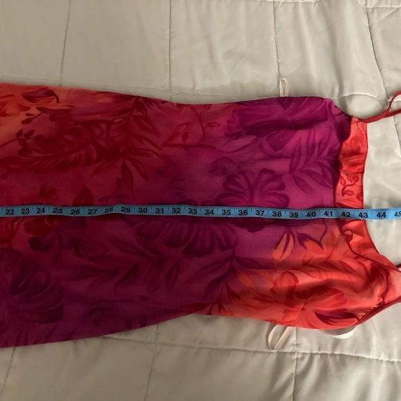 Vintage Arden B Dress Bright Floral Red Pink, Purple &OrangeMulticolored Style - Picture 10 of 12